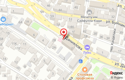 Стоматология Здоровье на улице Даниялова на карте