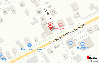 Торговый дом Московский на Большой Московской улице на карте