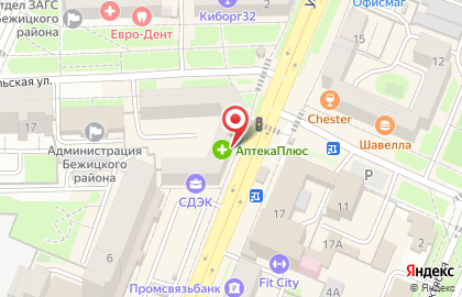 Магазин цветов в Брянске на карте
