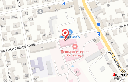 Республиканская психиатрическая больница в Буйнакске на карте
