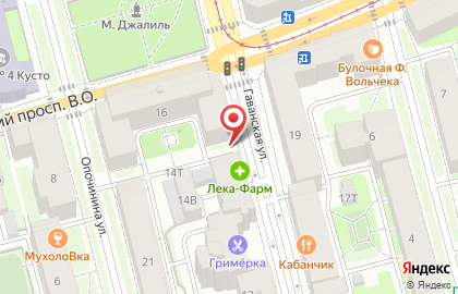 Бистро в Санкт-Петербурге на карте