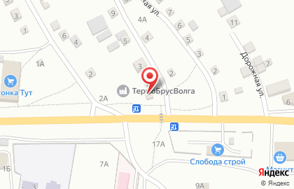 Продуктовый магазин Ваш магазин на Мирной улице на карте