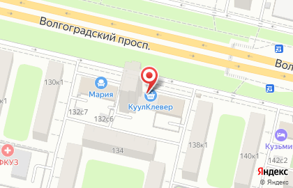 Продуктовый магазин КуулКлевер МясновЪ Отдохни на Волгоградском проспекте на карте