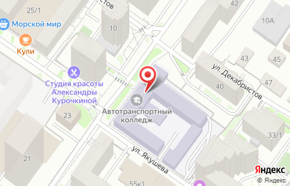 Новосибирский автотранспортный техникум на карте