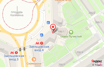 Супермаркет цифровой техники и бытовой электроники DNS в Заельцовском районе на карте