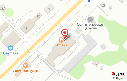 Ресторан Атлант на Кемеровской улице на карте