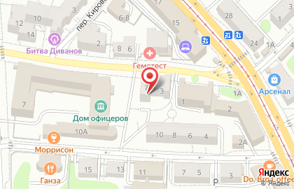Магазин кондитерских изделий Пряничный домик в Центральном районе на карте