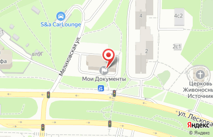 Терминал СберБанк на Мелиховской улице на карте