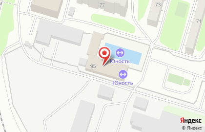 Секция футбола Лига в Заволжском районе на Петербургском шоссе на карте