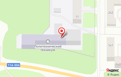 Архангельский политехнический техникум в Архангельске на карте