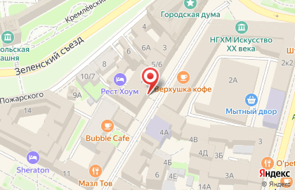 Российская объединенная демократическая партия Яблоко на Большой Покровской улице на карте