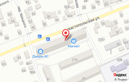 Двери и К на Севастопольской улице на карте
