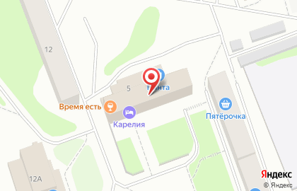 Отель Карелия 3* на карте