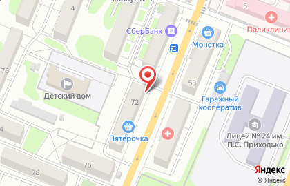 Киоск фруктов и сухофруктов на карте
