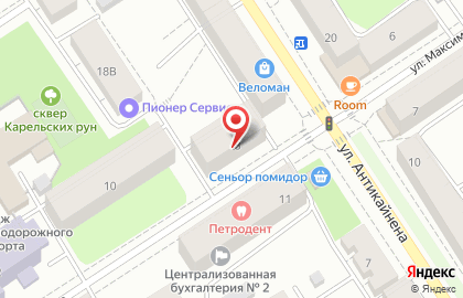 Студия красоты на улице Максима Горького на карте