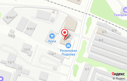 Автосервис Резиновая подкова на Варшавской улице на карте