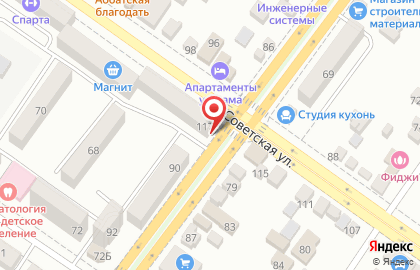 Салон красоты Василиса на Советской улице на карте