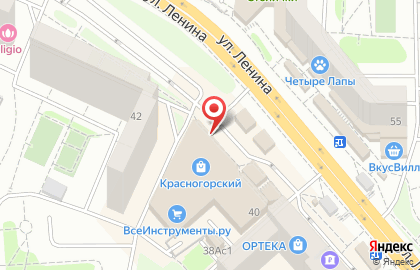 Салон оптики Правильные очки на улице Ленина на карте