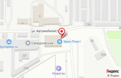 Салон-магазин мебели Прогресс на улице Автомобилистов на карте