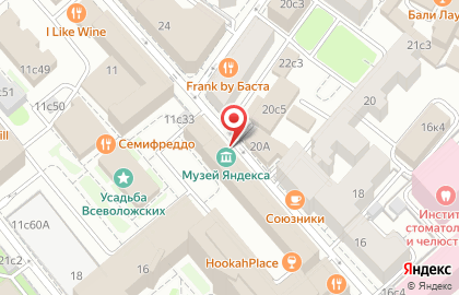 Музей Яндекса на карте