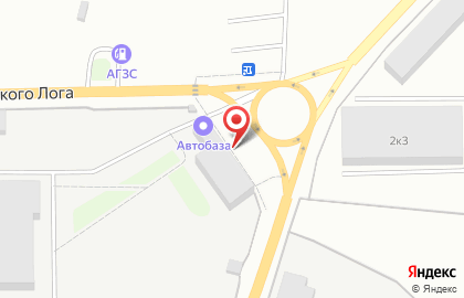 Предзаводская автобаза в Кемерово на карте