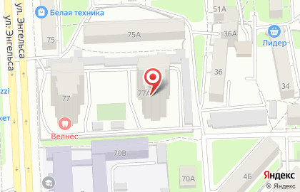 Массажный кабинет Елены Молдовановой в Центральном районе на карте