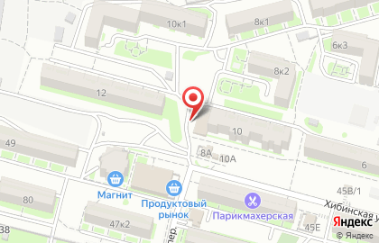 Торгово-монтажная фирма Комфортные окна на улице Хибинская на карте