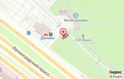 Книжный магазин на Динамо на карте