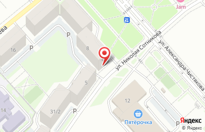 Магазин Хлеб и Пельмени в Кировском районе на карте