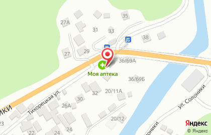 Моя аптека в Лазаревском районе на карте