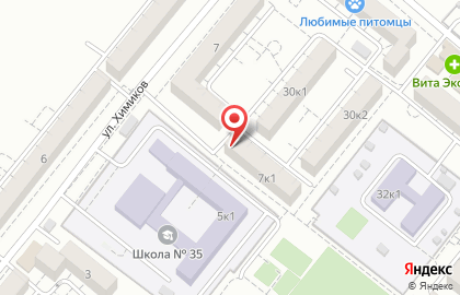 Участковый пункт полиции в Астрахани на карте
