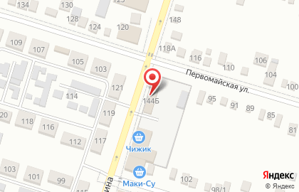 Пекарня Горячий хлеб на улице Ленина на карте