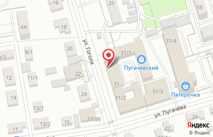 Мебельный салон Панда на улице Гоголя на карте