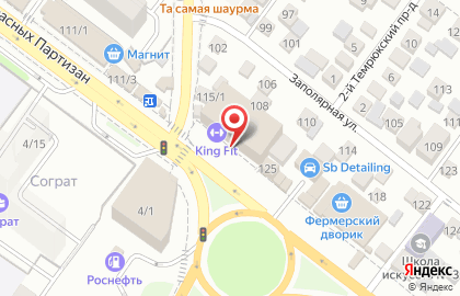Рекламно-производственная компания Жирафмо на улице Красных Партизан на карте