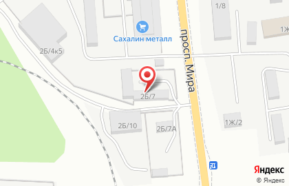 Автоцентр Синегорье в Южно-Сахалинске на карте