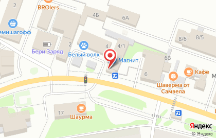 Киоск по продаже мясной продукции на карте