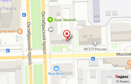 Груминг-студия Лапки в порядке на Октябрьском проспекте на карте