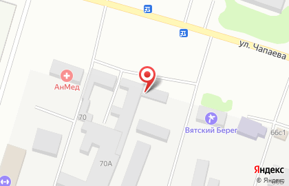 Фирма Ажур на улице Чапаева на карте