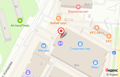 Линзомат Оптика Кронос на улице Гагарина на карте