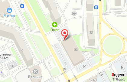 Электронный дискаунтер Ситилинк в Кургане на карте