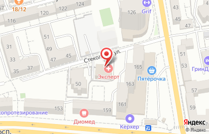 Диагностический центр МРТ Эксперт на Стекольной улице на карте