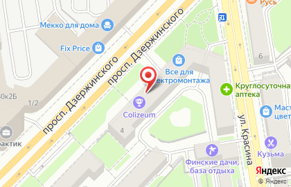 Торговая компания АнкерКом на проспекте Дзержинского на карте