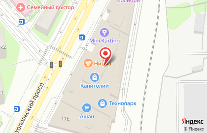 Салон связи Yota на Севастопольском проспекте на карте