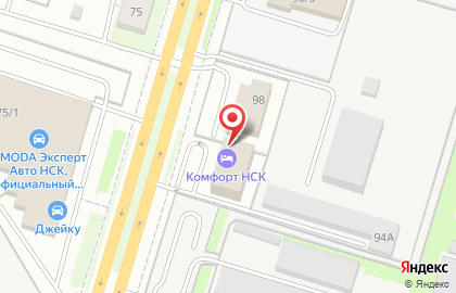 Гостиница Комфорт Отель на улице Богдана Хмельницкого на карте