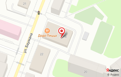 Банкомат АКБ Московский Областной Банк на улице Баумана на карте