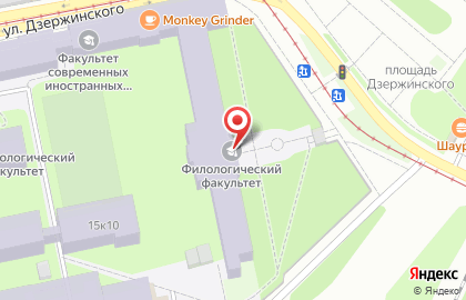 Пермский государственный национальный исследовательский университет на улице Дзержинского на карте