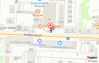 Магазин печатной продукции Пресса 39 в Московском районе на карте