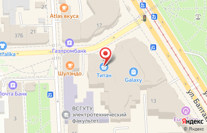 Часовой сервисный центр Тайм Визард в Советском районе на карте