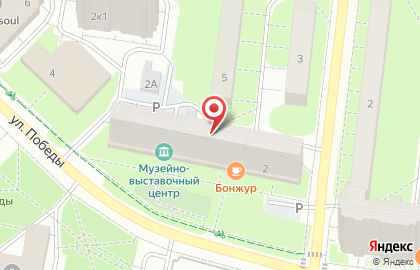 Мебельный магазин на ул. Победы, 2 на карте