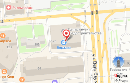 Визовый центр Испании в Красноярске на карте